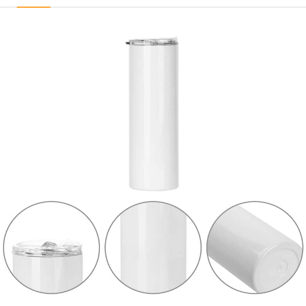 12oz Case (25units)Sublimation Skinny Strainght Tumbler Tumblers Wholesale