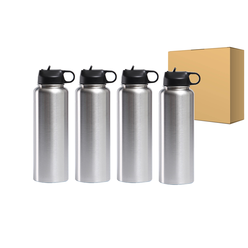 32oz (25UNIT) SublimationTumbler Flask Vacuum Insulated Flask Stainless Steel Water Bottle Wide Mouth Outdoors Sports Bottle