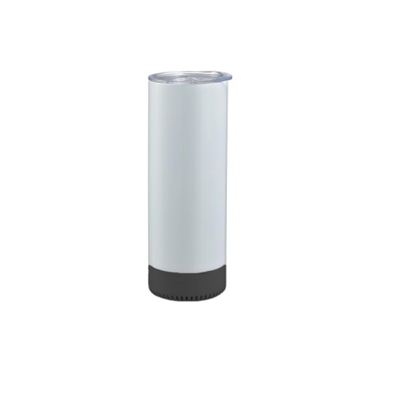 20oz New Models Straight Skinny Sublimation Bluetooth Speaker Tumbler