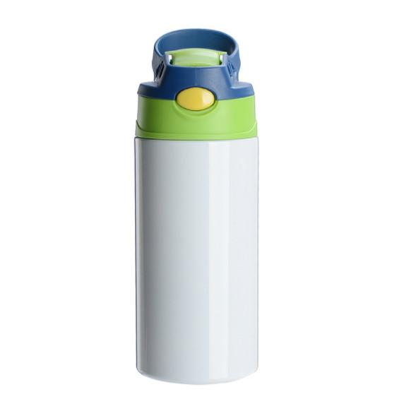 12oz/20oz CASE (25 UNITS) (5pink+5bule+5red+5skybule+5yellow) Kid sublimation Strainght Insulated Tumbler cute sippy cup stainless steel water bottle