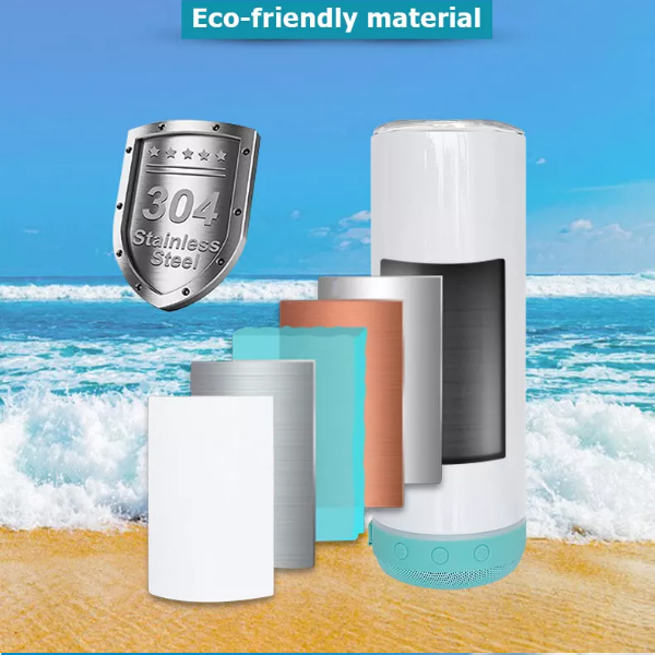 20oz CASE (25 UNITS) Sublimation USB bluetooth speaker tumbler