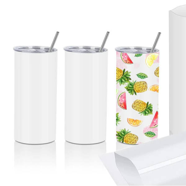 15oz CASE (30 UNITS) Sublimation straight skinny tumbler