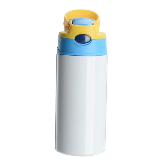 12oz/20oz CASE (25 UNITS) (5pink+5bule+5red+5skybule+5yellow) Kid sublimation Strainght Insulated Tumbler cute sippy cup stainless steel water bottle